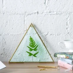 Hanging Triangle Herbarium Brass Glass Frame For Pressed Flowers Dried Flowers Poster 26 Hanging Triangle Herbarium Brass Glass Frame For Pressed Flowers Dried Flowers Poster -Glass Plant Store 20190905010 5 62c12080 c2b5 41ad a430 4fab76bf5a99