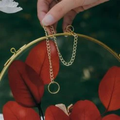 NCYP Wall Hanging Round 8" 10" 12" Herbarium Brass Glass Frame For Pressed Flowers, Poster, Double Glass, Floating Frame -Glass Plant Store 20200909001 9 576bfb27 ed77 429c 83b1 b9926f5c6c3c