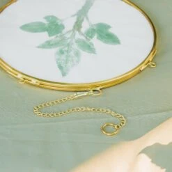 NCYP Wall Hanging Round 8" 10" 12" Herbarium Brass Glass Frame For Pressed Flowers, Poster, Double Glass, Floating Frame -Glass Plant Store 20210522003 4 2ff4cdeb 185c 4660 b86a d436e728a419