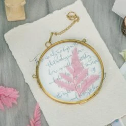 Preserved Pressed Flower Davallia Mariesii, Squirrel's Foot Fern Leaf , Multiple Color, 5 Pcs, 12inches Long, 8inches Width, DIY Material -Glass Plant Store 20210820002 6