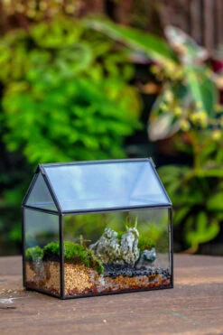 Handmade Black Gold Glass Box Geometric Terrarium With Lid For Planter Container Storage Case Gift 25 Handmade Black Gold Glass Box Geometric Terrarium With Lid For Planter Container Storage Case Gift -Glass Plant Store 20230221019 3