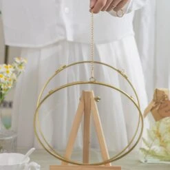 Wall Hanging Round 8" Herbarium Brass Glass Frame For Thick Pressed Flowers, Dried Flowers, Poster, Coin, Double Glass, Floating Frame 27 Wall Hanging Round 8" Herbarium Brass Glass Frame For Thick Pressed Flowers, Dried Flowers, Poster, Coin, Double Glass, Floating Frame -Glass Plant Store 290A2667