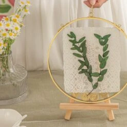 Wall Hanging Round 8" Herbarium Brass Glass Frame For Thick Pressed Flowers, Dried Flowers, Poster, Coin, Double Glass, Floating Frame 21 Wall Hanging Round 8" Herbarium Brass Glass Frame For Thick Pressed Flowers, Dried Flowers, Poster, Coin, Double Glass, Floating Frame -Glass Plant Store 290A2764