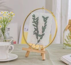 Wall Hanging Round 8" Herbarium Brass Glass Frame For Thick Pressed Flowers, Dried Flowers, Poster, Coin, Double Glass, Floating Frame 34 Wall Hanging Round 8" Herbarium Brass Glass Frame For Thick Pressed Flowers, Dried Flowers, Poster, Coin, Double Glass, Floating Frame -Glass Plant Store 290A2796