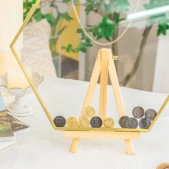 Wall Hanging Hexagon 12" Herbarium Brass Glass Frame For Thick Pressed Flowers, Dried Flowers, Poster, Coin, Double Glass, Floating Frame 25 Wall Hanging Hexagon 12" Herbarium Brass Glass Frame For Thick Pressed Flowers, Dried Flowers, Poster, Coin, Double Glass, Floating Frame -Glass Plant Store 290A3105