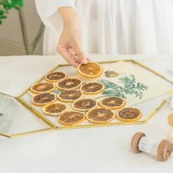 Wall Hanging Hexagon 12" Herbarium Brass Glass Frame For Thick Pressed Flowers, Dried Flowers, Poster, Coin, Double Glass, Floating Frame 28 Wall Hanging Hexagon 12" Herbarium Brass Glass Frame For Thick Pressed Flowers, Dried Flowers, Poster, Coin, Double Glass, Floating Frame -Glass Plant Store 290A3125