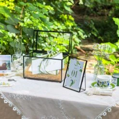 Modern Black Table Number Holder, 5X7'' Photo Picture Frame, For Outdoor Garden Wedding, Bridal Shower 17 Modern Black Table Number Holder, 5X7'' Photo Picture Frame, For Outdoor Garden Wedding, Bridal Shower -Glass Plant Store 290A3137 f41da2b7 6d43 4d6d b748 398796fb678f