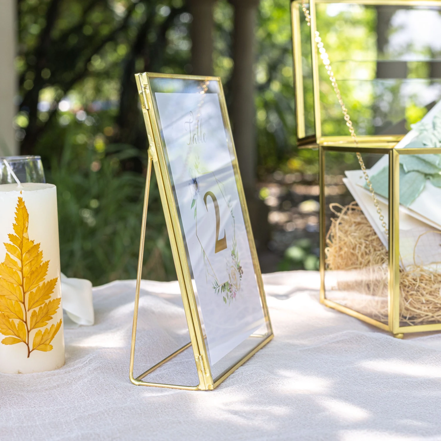 NCYP Tabletop Gold 5x7, 6x8 5.5x7 Brass Glass Photo Picture Display Frame 10 NCYP Tabletop Gold 5x7, 6x8 5.5x7 Brass Glass Photo Picture Display Frame - Image 10