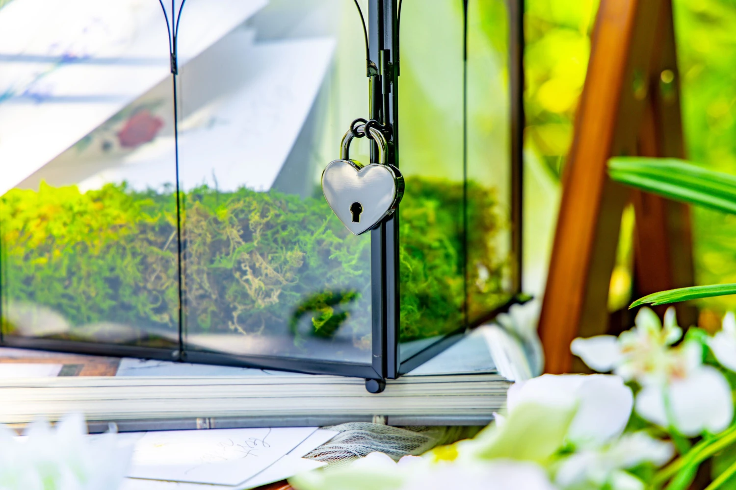 12.6"Handmade Black Wedding Card Box With Slot And Lock, Size Large, For Reception 7 12.6"Handmade Black Wedding Card Box With Slot And Lock, Size Large, For Reception - Image 7