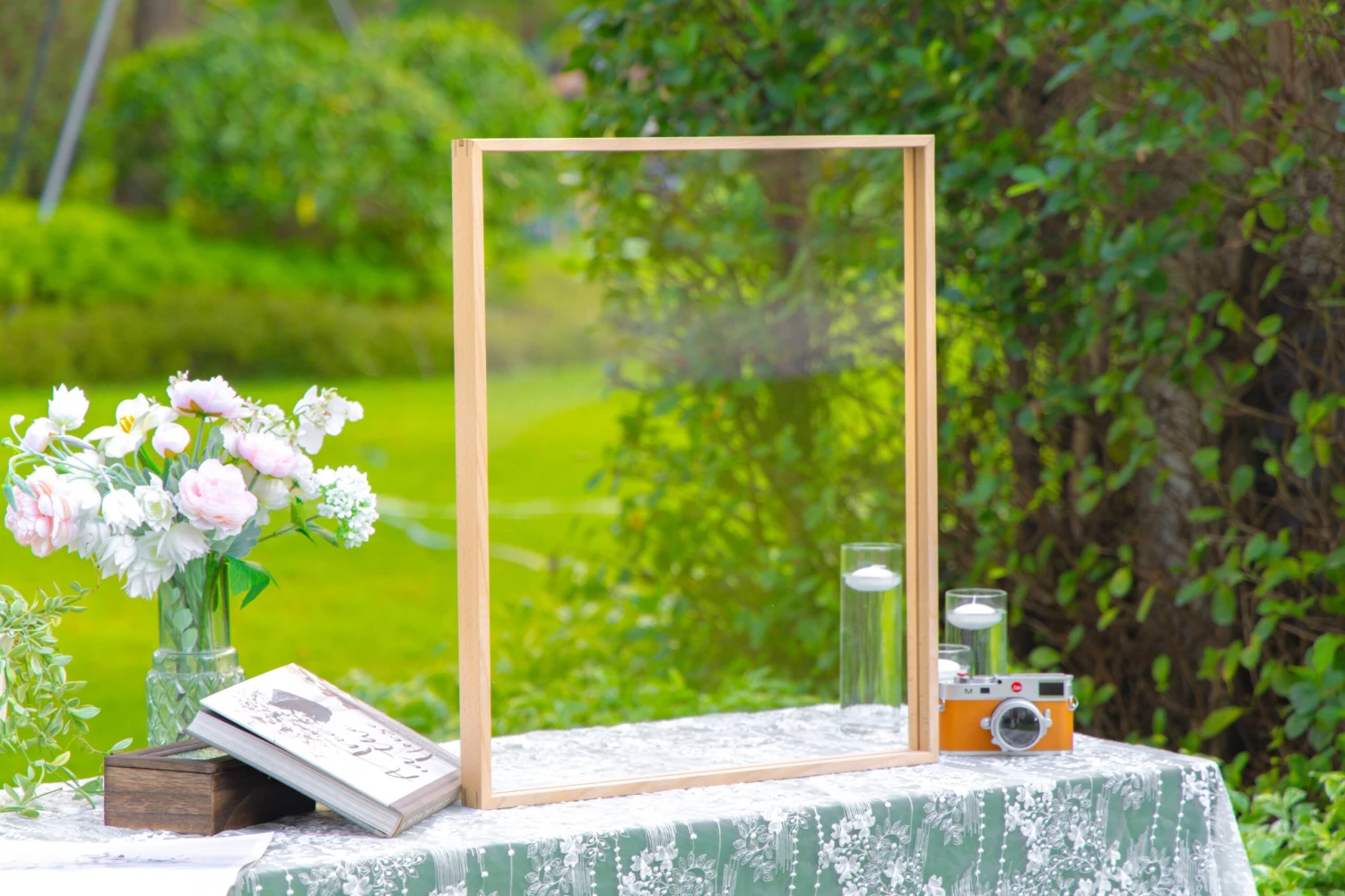 Customizable NCYP Handmade 18x24" 20x24" Tabletop Wall Hanging Natural Wood Acrylic Artwork Floating Frame 6 Customizable NCYP Handmade 18x24" 20x24" Tabletop Wall Hanging Natural Wood Acrylic Artwork Floating Frame - Image 6