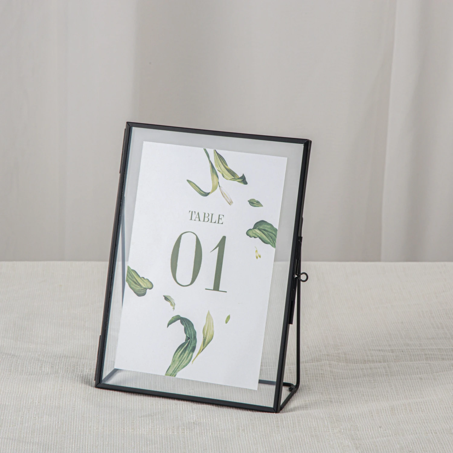 Modern Black Table Number Holder, 5X7'' Photo Picture Frame, For Outdoor Garden Wedding, Bridal Shower 9 Modern Black Table Number Holder, 5X7'' Photo Picture Frame, For Outdoor Garden Wedding, Bridal Shower - Image 9