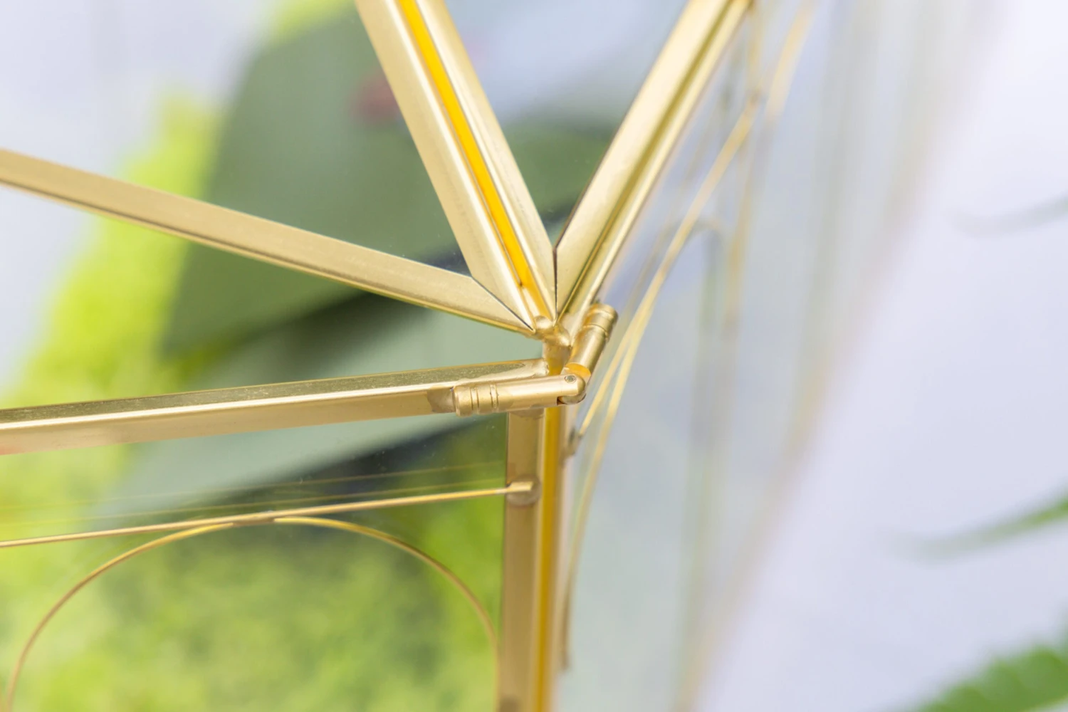 12.6" Handmade Victorian Church Gold Wedding Card Box With Slot And Lock 15 12.6" Handmade Victorian Church Gold Wedding Card Box With Slot And Lock - Image 15