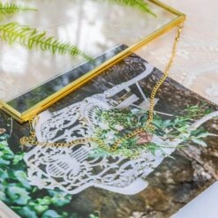 Handmade Large Wall Hanging Brass Glass Artwork Certificate Photo Picture Display Floating Frame 16 Handmade Large Wall Hanging Brass Glass Artwork Certificate Photo Picture Display Floating Frame -Glass Plant Store G01A0181