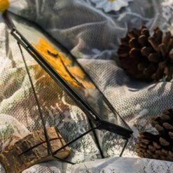 Brass Gold Tabletop Vintage Frame Geometric Ornament Plant Specimen Clip Modern Decor Card Holder 5X7" Reception 35 Brass Gold Tabletop Vintage Frame Geometric Ornament Plant Specimen Clip Modern Decor Card Holder 5X7" Reception -Glass Plant Store G01A0351