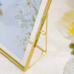 Gold Table Number Holder, 8''x6'' Wedding Photo Picture Frame, For Outdoor Garden Wedding, Bridal Shower -Glass Plant Store G01A1871 2 69f785e2 c1f7 4cb8 b081 71133e3b52f3