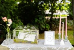 Silver Brass Tabletop Vintage Frame Geometric Ornament Plant Specimen Clip Modern Decor Card Holder 5X7" Reception -Glass Plant Store G01A2400 2 0bc226c7 501e 4874 820f 03587981ac76