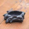 Small Black Tree Stump Like Planter, For Terrarium, Microlandscape