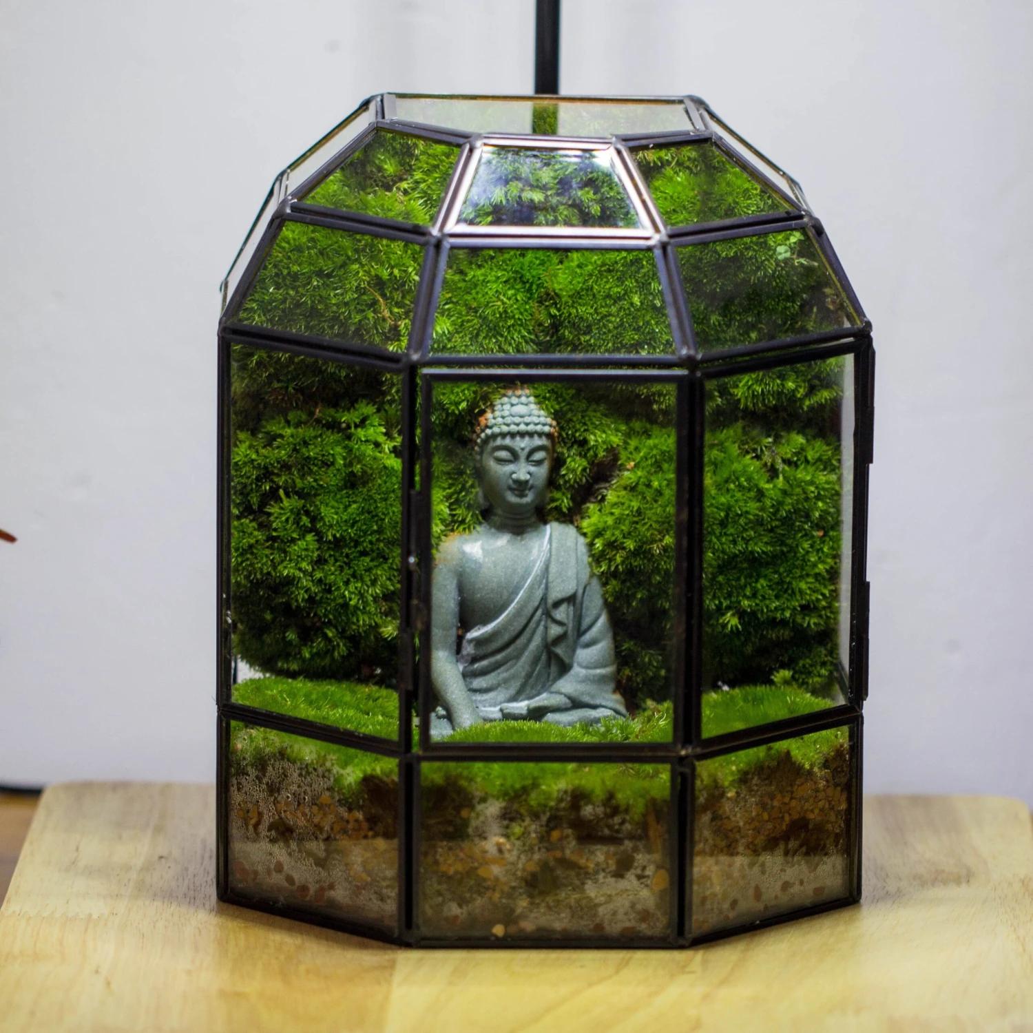 Half Dome Geometric Glass Terrarium, Close, Succulents Planter Pot Miniature Landscape Bonsai Container 4 Half Dome Geometric Glass Terrarium, Close, Succulents Planter Pot Miniature Landscape Bonsai Container - Image 4