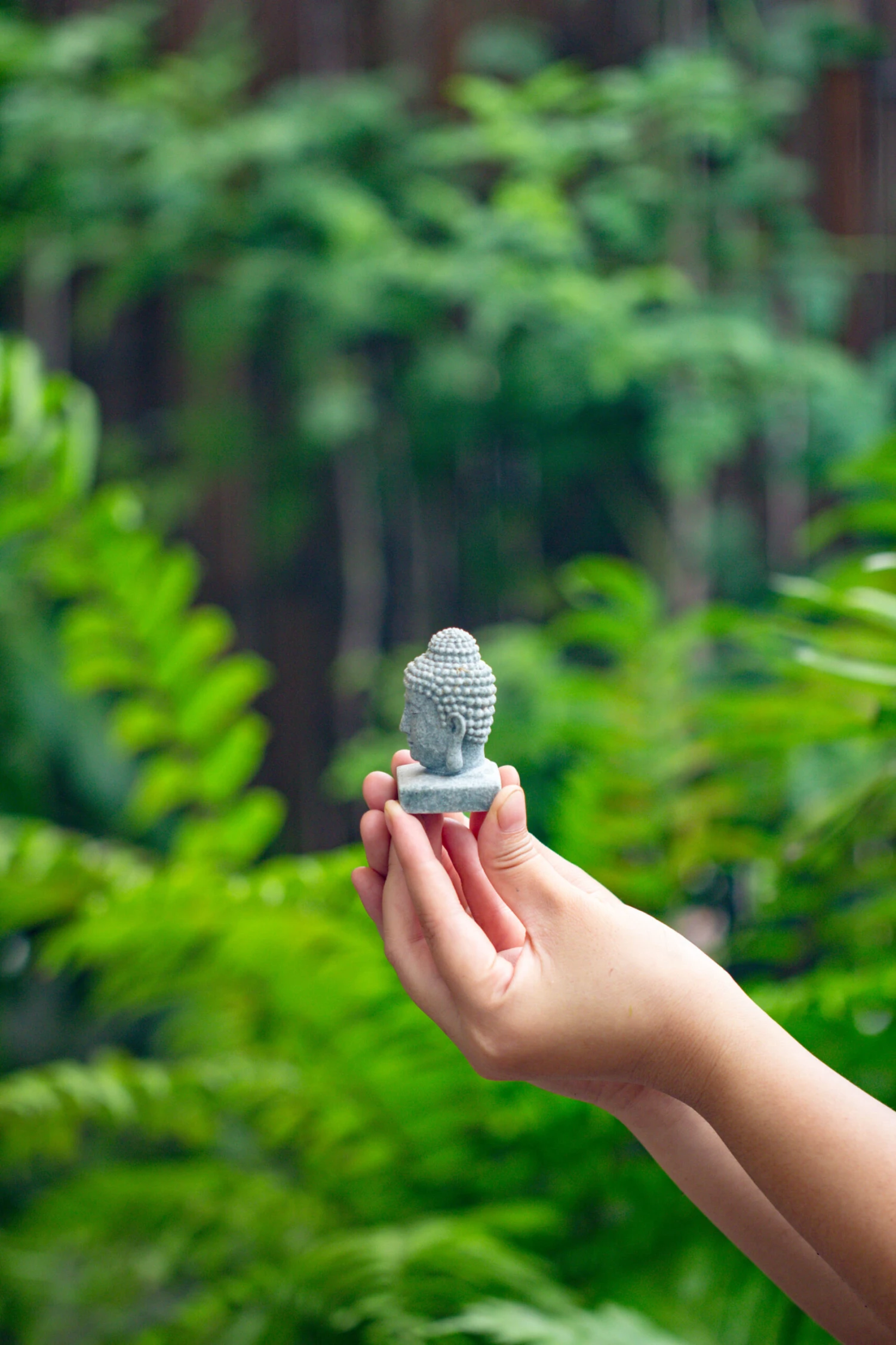 Buddha Bodhisattva Miniature Figurines(head) For Terrarium, Bonsai, Miniature, Aquarium, Micro Landscape, 5 Buddha Bodhisattva Miniature Figurines(head) For Terrarium, Bonsai, Miniature, Aquarium, Micro Landscape, - Image 5