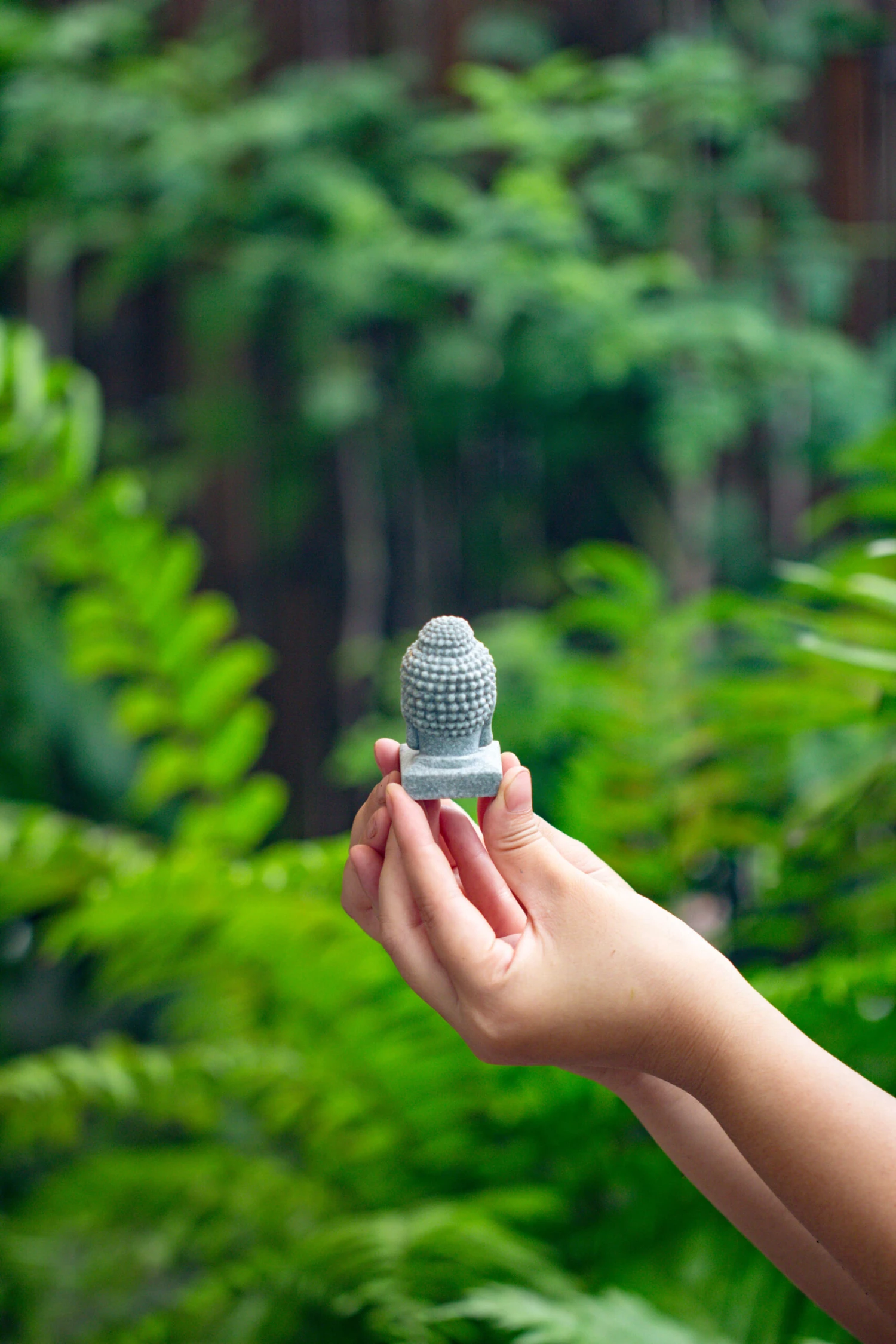Buddha Bodhisattva Miniature Figurines(head) For Terrarium, Bonsai, Miniature, Aquarium, Micro Landscape, 4 Buddha Bodhisattva Miniature Figurines(head) For Terrarium, Bonsai, Miniature, Aquarium, Micro Landscape, - Image 4