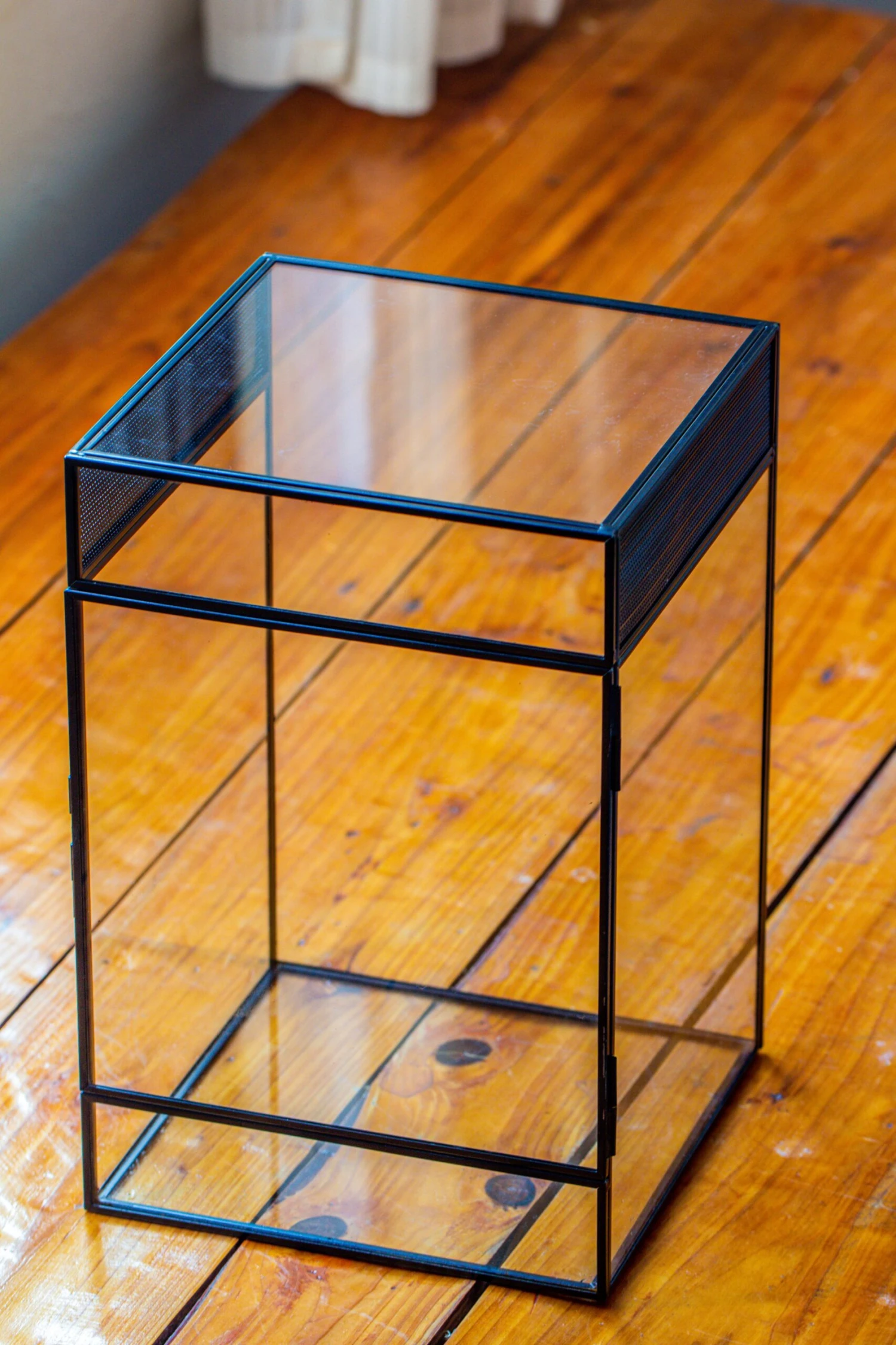 8x8x12 Inches Large Handmade Glass Geometric Terrarium With Side Vent, For Large Insects 11 8x8x12 Inches Large Handmade Glass Geometric Terrarium With Side Vent, For Large Insects - Image 11