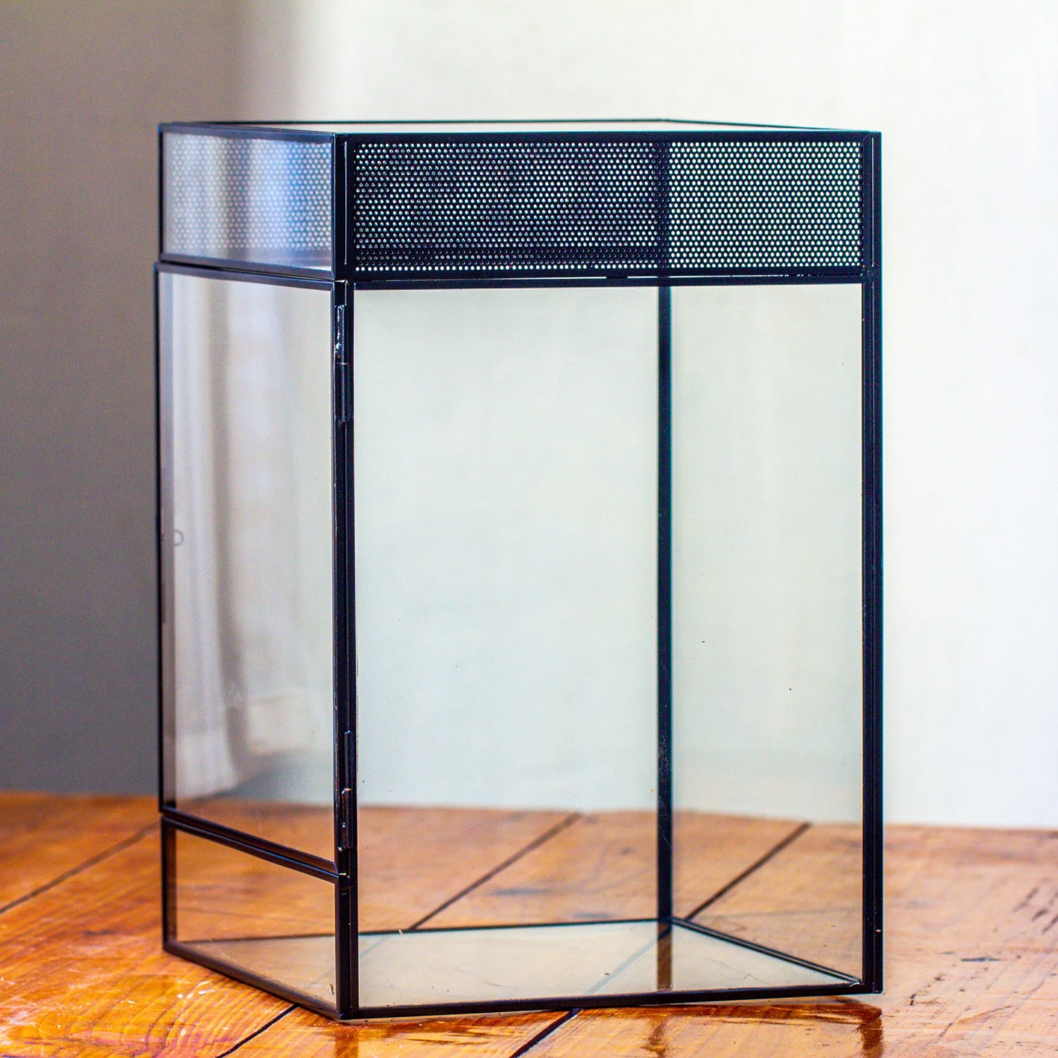 8x8x12 Inches Large Handmade Glass Geometric Terrarium With Side Vent, For Large Insects 14 8x8x12 Inches Large Handmade Glass Geometric Terrarium With Side Vent, For Large Insects - Image 14