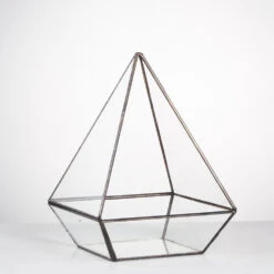 Handmade Modern Glass Geometric Terrarium Polyhedrons For Succulent Cacti Moss