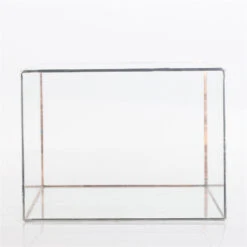 Handmade Silver Long Geometric Glass Terrarium For Succulents Moss Cacti Fern 15 Handmade Silver Long Geometric Glass Terrarium For Succulents Moss Cacti Fern -Glass Plant Store product image 582216043