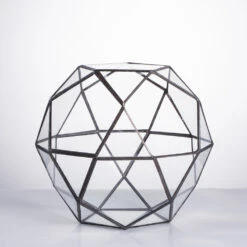 Handmade Triangular Pentagon Mix 32-Sides Clear Glass Geometric Centerpiece Terrarium For Succulents 17 Handmade Triangular Pentagon Mix 32-Sides Clear Glass Geometric Centerpiece Terrarium For Succulents -Glass Plant Store product image 594319623