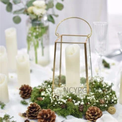 Handmade Copper Gold Echelon Geometric Glass Terrarium Holder Lantern Hanging Wall For Wedding 16 Handmade Copper Gold Echelon Geometric Glass Terrarium Holder Lantern Hanging Wall For Wedding -Glass Plant Store product image 611131290