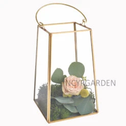 Handmade Copper Gold Echelon Geometric Glass Terrarium Holder Lantern Hanging Wall For Wedding 27 Handmade Copper Gold Echelon Geometric Glass Terrarium Holder Lantern Hanging Wall For Wedding -Glass Plant Store product image 611131293