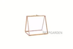 Handmade 2 Sided Standing Copper Brass Glass Rectangular Photo Frame For Wedding -Glass Plant Store product image 614285009