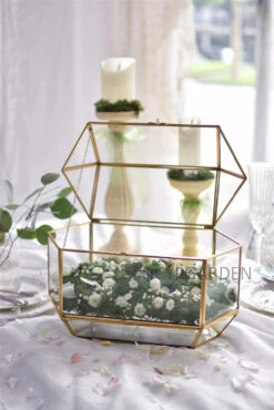 Handmade Large Geometric Glass Wedding Card Box Gift Card Box Keepsake Recipe Reception Envelope 28 Handmade Large Geometric Glass Wedding Card Box Gift Card Box Keepsake Recipe Reception Envelope -Glass Plant Store product image 616006274