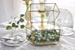 Handmade Large Geometric Glass Wedding Card Box Gift Card Box Keepsake Recipe Reception Envelope 30 Handmade Large Geometric Glass Wedding Card Box Gift Card Box Keepsake Recipe Reception Envelope -Glass Plant Store product image 616006275