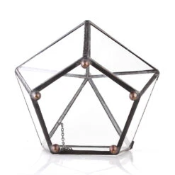Handmade Tabletop Artistic Glass Jewelry Box Geometric Terrarium For Weddiing Home Office Decor -Glass Plant Store product image 988998668