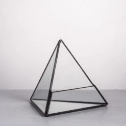 Handmade Small Pyramid Glass Geometric Terrarium For Ring Box Moss Cacti 23 Handmade Small Pyramid Glass Geometric Terrarium For Ring Box Moss Cacti -Glass Plant Store product image 997415099